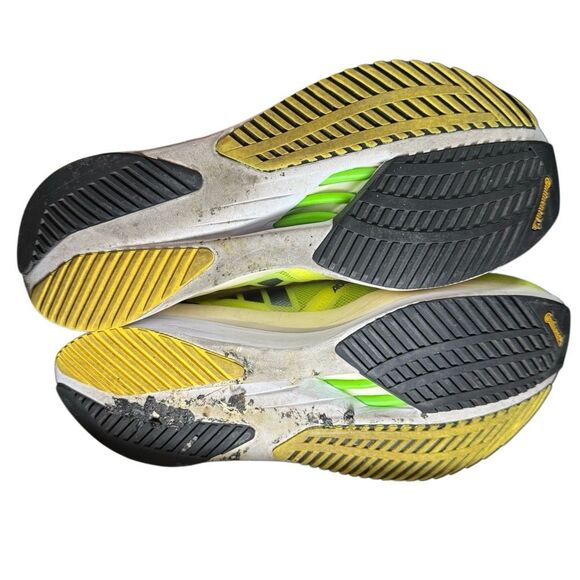 Adidas Adizero Boston 11 Running Shoes GX6650 Size 8.5 Solar Yellow - Picture 3 of 8
